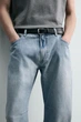 Джинси Zara Relaxed Barrel Fit блакитний 0840/590/406 32 - изображение 7