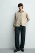 Сорочка Zara струмуюча варена бежевий 6887/301/514 L - изображение 5