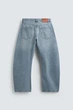 Джинси Zara Relaxed Barrel Fit блакитний 0840/590/406 32 - изображение 10
