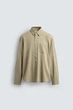 Сорочка Zara струмуюча варена бежевий 6887/301/514 L - изображение 7