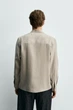 Сорочка Zara струмуюча бежевий 1038/101/806 S - зображення 2