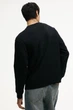 Лонгслів H&M Loose Fit чорний 1302376001 S - зображення 3