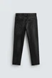 Джинси Zara Slim Cropped Fit темний сірий 4806/400/822 36 - изображение 6