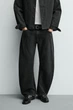 Джинси Zara Relaxed Barrel Fit чорний 0840/590/822 32 - зображення 3