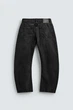 Джинси Zara Relaxed Barrel Fit чорний 0840/596/822 32 - зображення 8