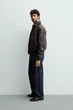 Куртка Zara шкіряна вільного крою 5388/330/700 M - изображение 3