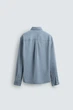 Сорочка Zara струмуюча варена блакитний 6887/300/400 M - зображення 8