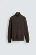 Светр Zara бавовняний коричневий 3332/400/717 S - изображение 8