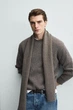 Светр Zara з вовни сірий 5755/414/916 M - зображення 6