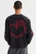 Лонгслів H&M Loose Fit чорний 1329549001 L - зображення 4