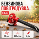 Бензиновая воздуходувка 0,9 кВт, садовая для листьев и мусора с 2-тактным двигателем - изображение 1