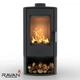 Чугунная печь камина Ravan Auron box 12 кВт на дровах - изображение 1