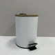 Відро для сміття 3 л з педалькою d-17 см, h-22.5 см Ardesto Minimalism ARHB3601WB біле - зображення 4
