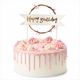 Топпер Для Торта Гілочка Весни Happy Birthday Без підсвічування - зображення 2