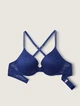 Бюстгальтер Victoria's Secret PINK Wear Everywhere Push-Up Bra Lace 32 В Синій (26535515) - изображение 4