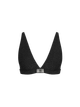 Бралет Victoria's Secret The T-shirt Shine Cotton Wireless Plunge Bralette L Чорний (27189334) - зображення 4