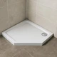 Душовий піддон Devit Comfort FTR0123 90х90х5,5 см п'ятикутний - зображення 1