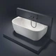 Ванна акрилова Treesse Iside V907BL 170x75 пристінна, білий глянець - зображення 4