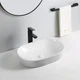 Умывальник накладной Mixxus Premium Ellipse-0105 600х400 овальный, белый (MP6563) - изображение 2
