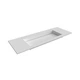 Умывальник встроенный Antonio Lupi 72x54 см со столешницей Flumood 1400(L)х470(P)х125 мм, белый (BCS47140/OSM47/STAFFA47) - изображение 1