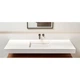 Умывальник встроенный Antonio Lupi 72x54 см со столешницей Flumood 1400(L)х470(P)х125 мм, белый (BCS47140/OSM47/STAFFA47) - изображение 2