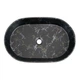 Умывальник накладной Cabo Venus 600x380 овальный, черный матовый (АР000132034) - изображение 4