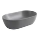 Умывальник накладной Mixxus Premium Ellipse-0109 500х300 овальный, серый матовый (MP6653) - изображение 3
