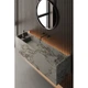 Умывальник подвесной Luxestone Stonesink 1440x500 прямоугольный, белый матовый (Stonesink_model_1_1) - изображение 4
