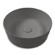 Умывальник накладной Hatria Happyhour 400x400 круглый, антрацит матовый (A0Y1VG08) - изображение 1