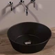 Раковина накладная Simas Wave 420x420 круглая, черная матовая (WA01NM) - изображение 4