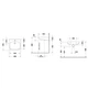 Раковина подвесная Duravit D-Code 600x555 прямоугольная, белая (23126000002) - изображение 2