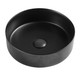 Умывальник накладной Mixxus Premium Topper-0101 355х355 круглый, черный матовый (MP6490) - изображение 1