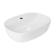 Раковина накладная Qtap Scorpio 500х380 овальная, белая (QT14116533W) - изображение 1