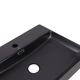 Раковина подвесная Qtap Nando 500х420 прямоугольная, черная матовая (QT12112173SMBMBN47322) - изображение 3