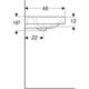 Умывальник накладной Geberit Smyle Square 1200x480 прямоугольный, белый глянцевый (500.226.01.1) - изображение 5