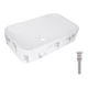 Раковина накладная Qtap Tern 610x350 прямоугольная, белая (QTTER188MR49791) - изображение 1