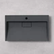Умывальник подвесной VBI Este 700x460 1/O прямоугольный, чёрный (VBI-019911) - изображение 8