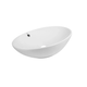 Раковина накладная Qtap Dove 630х415 овальная, белая (QT06113077WN47309) - изображение 1