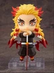 Коллекционная фигурка статуэтка Кеджуро Ренгоку Kyojuro Rengoku Клинок уничтожающий демонов Demon Slayer Kimetsu no Yaiba аниме фигурка, 10 см - изображение 3