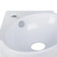 Раковина подвесная Qtap Leo 360х250 угловая, белая (QT11115010WN47331) - изображение 3