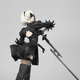 Фигурка коллекционная NieR: Automata YoRHa 2B (Ниер Автомата 2B) Аниме фигурка девушки-андроида с мечом на подставке, черный костюм - изображение 8