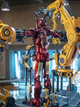 Коллекционная экшн-фигурка "Железный человек 2 с порталом". Статуэтка Marvel MK4 Iron Man Portal , 18см - изображение 3