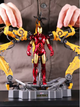 Коллекционная экшн-фигурка "Железный человек 2 с порталом". Статуэтка Marvel MK4 Iron Man Portal , 18см - изображение 5