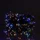 Светодиодная уличная гирлянда 50 м 500 LED Мультиколор черный провод с пультом и солнечной панелью IP65 8 режимов работы - изображение 3