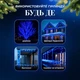 Гирлянда Нить уличная 30 м 300 LED Синяя белый провод гирлянда на улицу 8 режимов работы гирлянда нитка - изображение 8