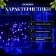 Гирлянда Нить уличная 30 м 300 LED Синяя черный провод гирлянда на улицу 8 режимов работы гирлянда нитка - изображение 10