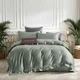 Комплект постільної білизни Lovely Svi сатин люкс 300ТС (135г/м2) Євро Green (200326) - зображення 2