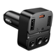 Модулятор Hoco E87 Bluetooth 5.4 зі швидким заряджанням 35W для автомобілів чорний - зображення 5