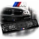 Рамка номера для BMW M-Power 3D напис Акрилова PREMIUM Морозостійка - зображення 1