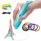 3D ручка для малювання з USB, Блакитна - зображення 1